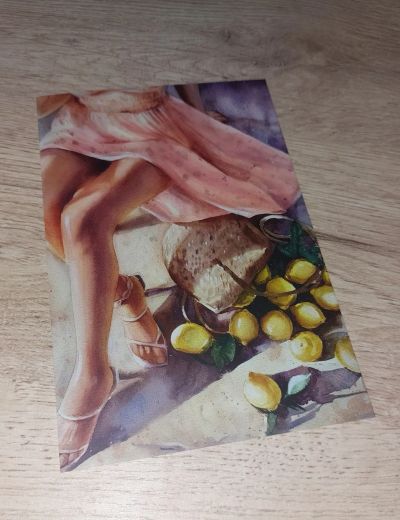Лот: 20676284. Фото: 1. Открытка. Лимоны. Открытки, конверты