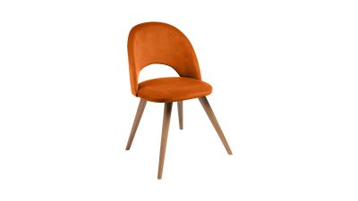 Лот: 23775057. Фото: 1. Стул Askona Home Jersey, коралловый. Столы, стулья, обеденные группы