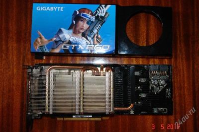 Лот: 2791737. Фото: 1. Видеокарта GIGABIT GTX 260 (на... Видеокарты