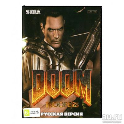 Лот: 15239880. Фото: 1. Игровой картридж Sega : Doom Troopers... Игры для консолей