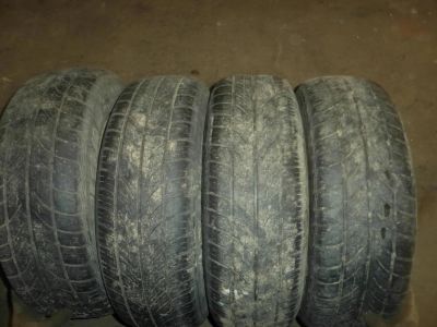 Лот: 5158300. Фото: 1. Комплект колес литье плюс шины... Шины на дисках