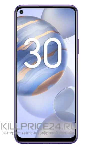 Лот: 16418802. Фото: 1. Honor 30S 6/128Gb, неоновый фиолетовый. Смартфоны