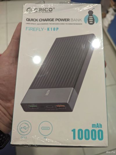 Лот: 18480513. Фото: 1. Внешний аккумулятор Orico 10000mah... Внешние, портативные аккумуляторы для смартфонов (Power bank)