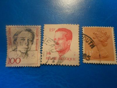 Лот: 17536052. Фото: 1. 3 марки-одним лотом,цена за все... Марки