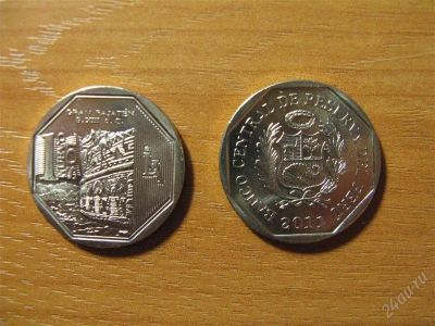 Лот: 1665290. Фото: 1. Перу 1 соль 2011 года. Серия Богатство... Америка