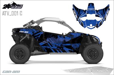 Лот: 13997947. Фото: 1. Наклейки Can-Am Maverick X3 ATV... Наклейки автомобильные