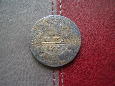 Лот: 4291787. Фото: 1. денга 1731 год. Россия до 1917 года