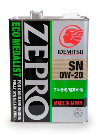 Лот: 24422208. Фото: 1. Idemitsu Zepro Eco Medalist 0W-20... Масла, жидкости