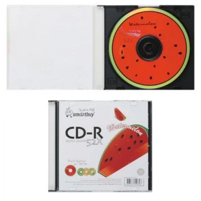 Лот: 14291760. Фото: 1. SmartBuy CD-R 700Mb 52x фрукты... CD, DVD, BluRay