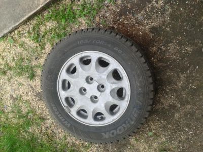 Лот: 5690981. Фото: 1. Диски Литье Резина Hankook Winter... Шины на дисках