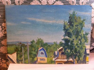 Лот: 6499443. Фото: 1. Картины маслом В И Мамичев. Картины, гравюры