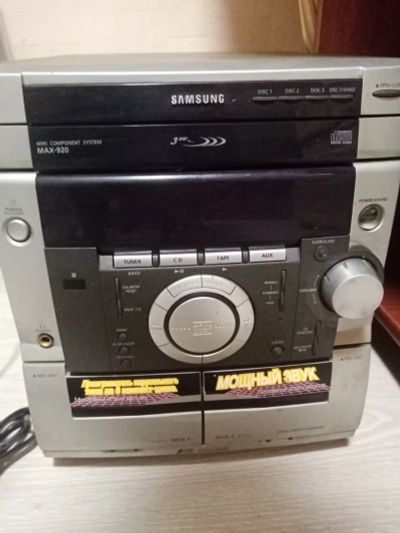 Лот: 17469158. Фото: 1. Музыкальный центр Samsung. Музыкальные центры, магнитолы