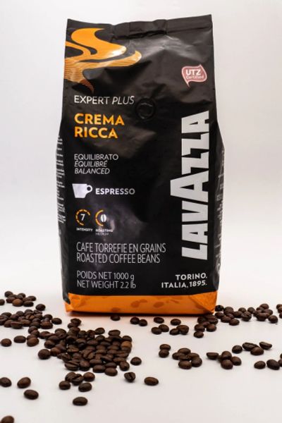 Лот: 13940081. Фото: 1. кофе Lavazza «Crema Ricca» 1 кг. Чай, кофе, какао