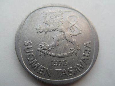 Лот: 11118239. Фото: 1. Финляндия 1 марка 1976. Европа