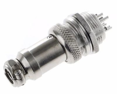 Лот: 13929466. Фото: 1. Авиационный разъём GX16 4Pin. Разъёмы