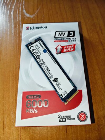 Лот: 25675912. Фото: 1. SSD M2 Nvme Kingston NV3 1ТБ. SSD-накопители