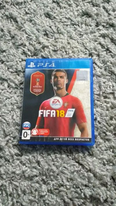 Лот: 19582813. Фото: 1. Fifa 18 ps4 ps5 диск лицензия... Игры для консолей