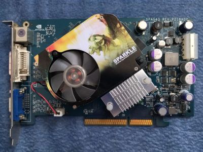 Лот: 17914925. Фото: 1. Видеокарта Sparkle GeForce 6600Gt... Видеокарты