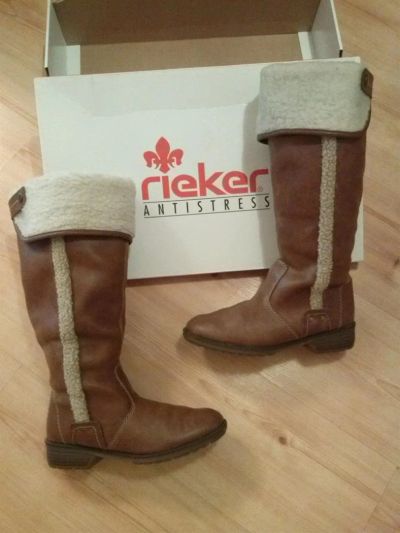 Лот: 3318297. Фото: 1. Сапоги зимние Rieker, р-р 37. Сапоги