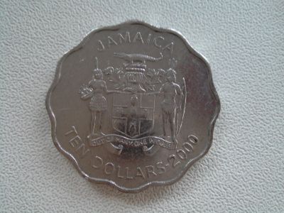 Лот: 14298086. Фото: 1. Монета Ямайки 10 долларов (Экзотика... Наборы монет
