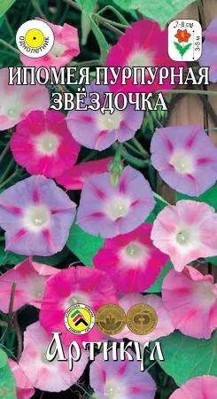 Лот: 11024285. Фото: 1. Ипомея Звездочка 0,5гр. Садовые цветы