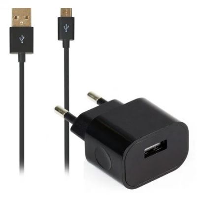 Лот: 14291607. Фото: 1. СЗУ SmartBuy + кабель microUSB... Зарядные устройства, блоки питания, адаптеры сетевые для смартфонов