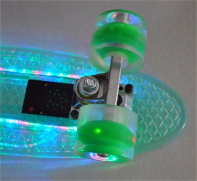Лот: 10044949. Фото: 1. LED Пенни борд Скейтборд / скейт... Роликовые коньки, скейтборды, самокаты