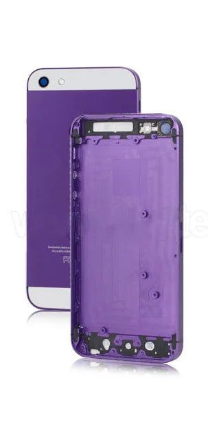 Лот: 9757408. Фото: 1. Корпус iPhone 5 Фиолетовый/Белый. Корпуса, клавиатуры, кнопки