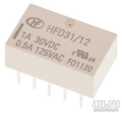 Лот: 13144483. Фото: 1. Реле Hongfa HFD31/12 или аналоги. Реле, тумблеры, переключатели