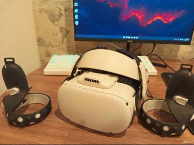 Лот: 25319809. Фото: 1. vr гарнитура oculus quest 2. Игровые приставки, консоли