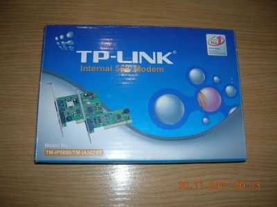 Лот: 12720339. Фото: 1. Internal modem TP-LINK (д). Проводные модемы