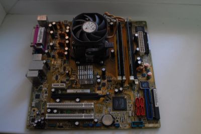 Лот: 18453053. Фото: 1. Asus m2npv-mx + 2gb ddr2 +Athlon... Комплекты запчастей