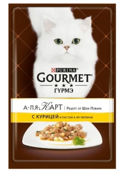 Лот: 15056103. Фото: 1. (Гурме) Alcte Курица/макароны... Корма