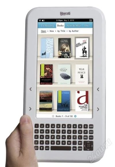 Лот: 879454. Фото: 1. Электронная книга Literati. Электронные книги
