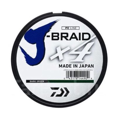 Лот: 15861955. Фото: 1. Леска плетеная Daiwa J-Braid X4... Леска, блесны, крючки, мормышки