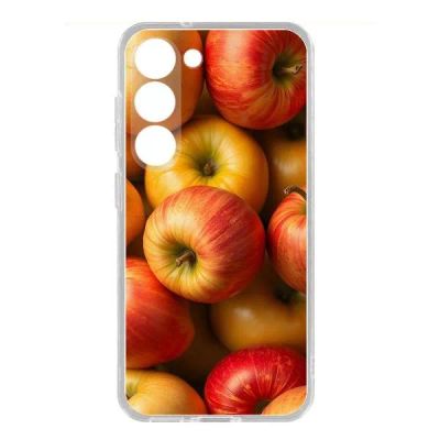 Лот: 25540808. Фото: 1. Чехол Krutoff Clear Case "Яблоки... Чехлы, бамперы