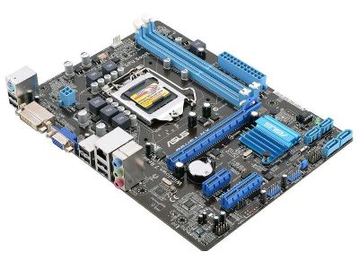 Лот: 7443456. Фото: 1. ASUS P8H61-MX поддержка ivy bridge. Материнские платы