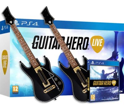 Лот: 11062325. Фото: 1. Guitar hero live ps4 bundle ps4... Аксессуары, геймпады