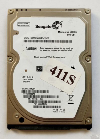Лот: 18162804. Фото: 1. Жесткий диск SATA-II 2,5 Seagate... Жёсткие диски (HDD)