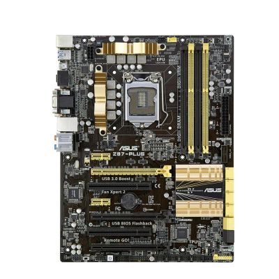 Лот: 4689262. Фото: 1. Мат.плата S1150 Z87 Asus Z87-PLUS... Материнские платы