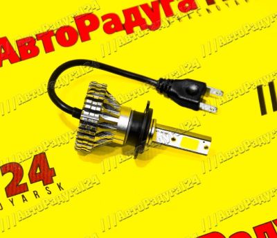 Лот: 18934051. Фото: 1. АВТОЛАМПА LED H7 12v-24v AMP COB... Оптика и освещение