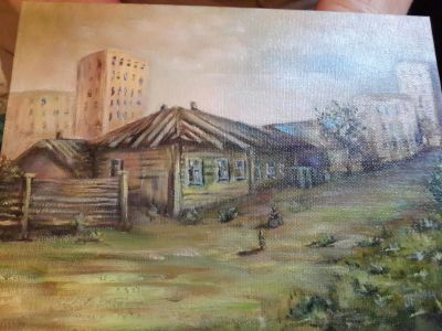 Лот: 4443043. Фото: 1. Картина маслом. Картины, рисунки