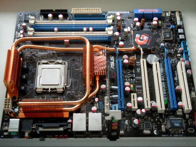 Лот: 4139250. Фото: 1. Asus Striker Extreme + Core 2... Материнские платы