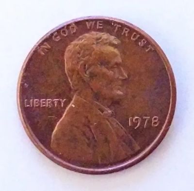 Лот: 25346806. Фото: 1. США 1 цент 1978 без двора. Америка