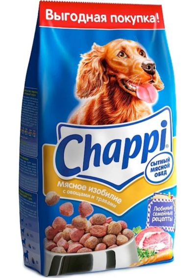 Лот: 5114048. Фото: 1. Сухой корм Chappi мясное изобилие... Корма