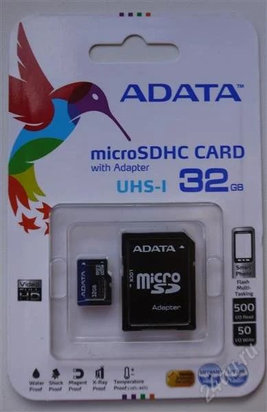 Лот: 1709374. Фото: 1. microsd / sdhc 32 gb карта памяти... Карты памяти