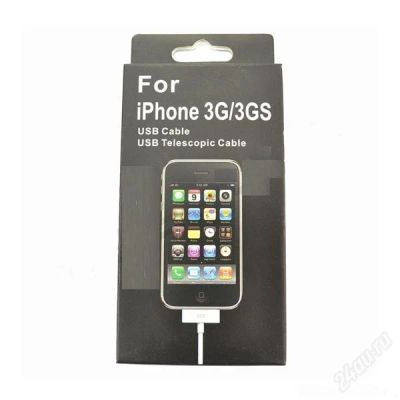 Лот: 2439770. Фото: 1. Кабель IPhone 3/3g/4/4gs. Дата-кабели, переходники