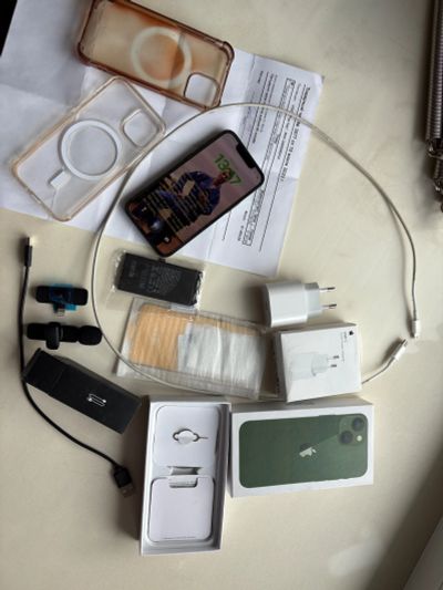 Лот: 25794174. Фото: 1. iPhone 13 mini 128 ГБ зелёный. Смартфоны