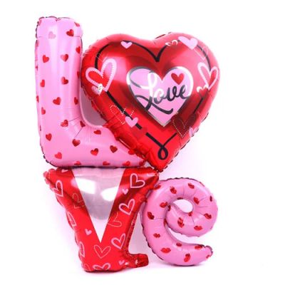 Лот: 6087618. Фото: 1. шарик love. Воздушные шары