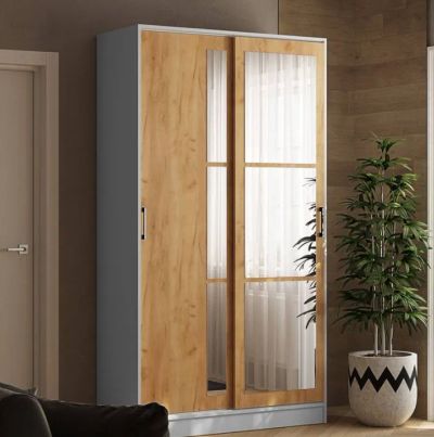 Лот: 24374193. Фото: 1. Шкаф-купе 1.2 м Стиль-2 с зеркалом... Шкафы, шкафы-купе